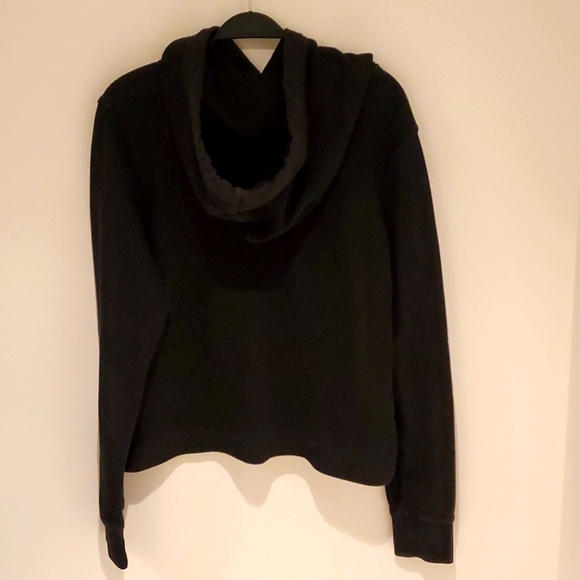 Dark Gray Roots Cropped Hoodie - Picture 6 of 7